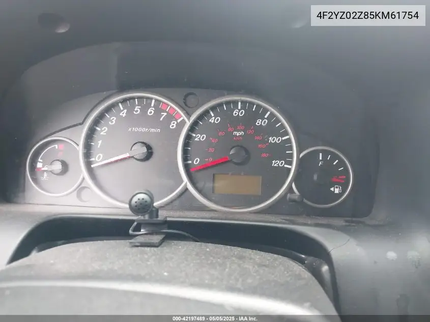 2005 Mazda Tribute I VIN: 4F2YZ02Z85KM61754 Lot: 42197489