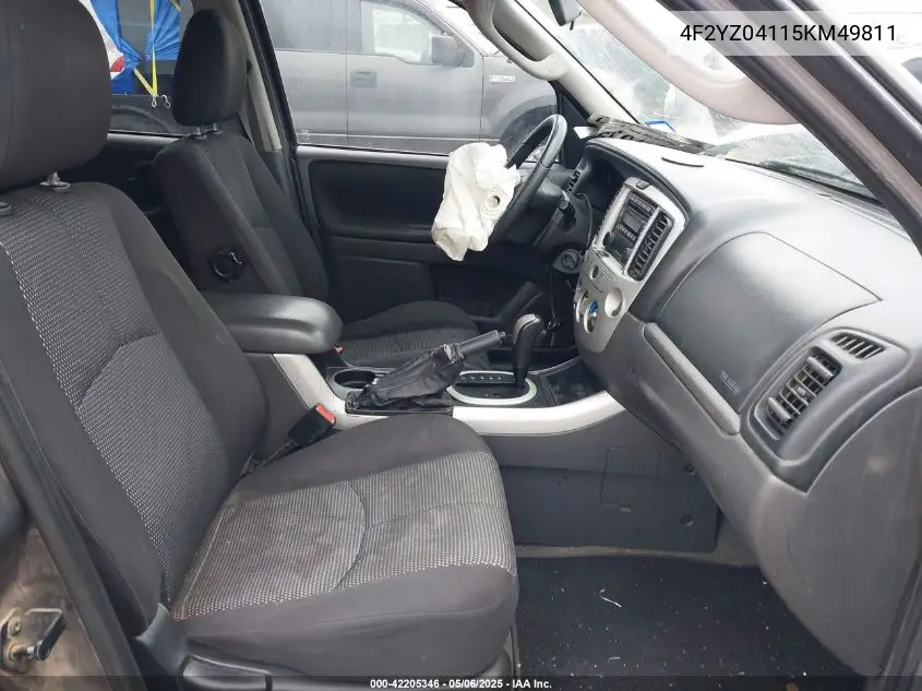 2005 Mazda Tribute S VIN: 4F2YZ04115KM49811 Lot: 42205346
