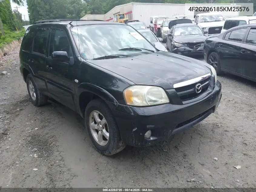 2005 Mazda Tribute S VIN: 4F2CZ06185KM25576 Lot: 42253720