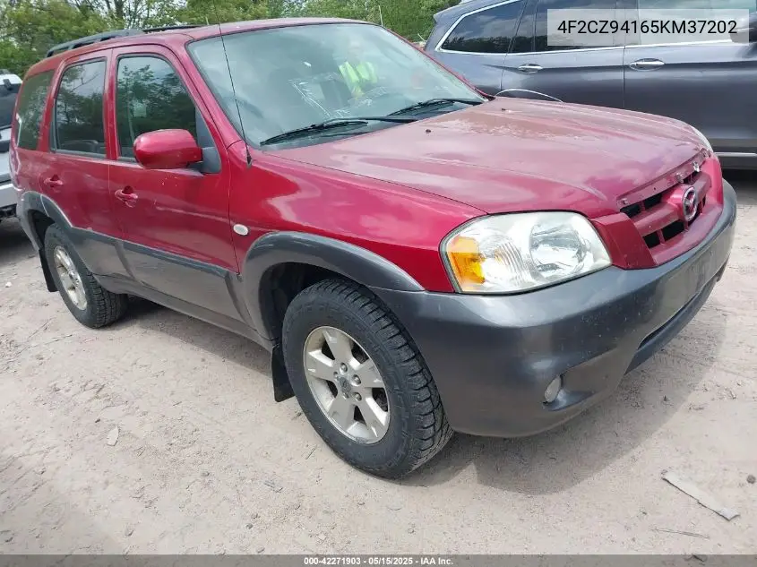 2005 Mazda Tribute S VIN: 4F2CZ94165KM37202 Lot: 42271903