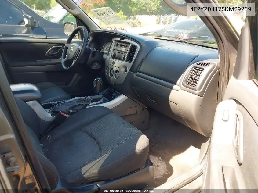 2005 Mazda Tribute S VIN: 4F2YZ04175KM29269 Lot: 42329452