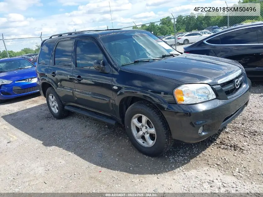 2005 Mazda Tribute S VIN: 4F2CZ96185KM50496 Lot: 42334049