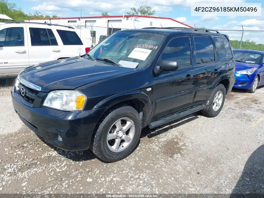 2005 Mazda Tribute S VIN: 4F2CZ96185KM50496 Lot: 42334049