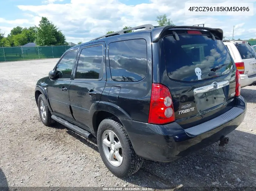 2005 Mazda Tribute S VIN: 4F2CZ96185KM50496 Lot: 42334049