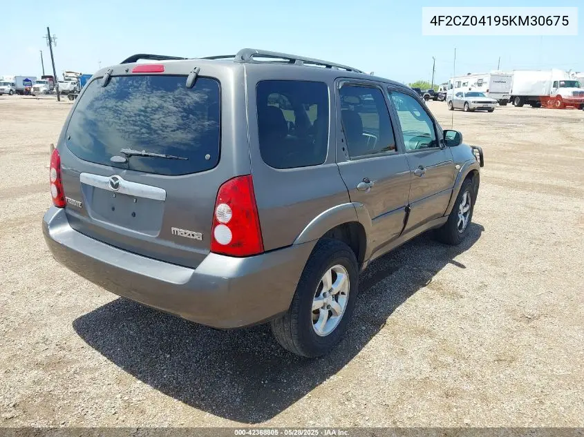 2005 Mazda Tribute S VIN: 4F2CZ04195KM30675 Lot: 42368805