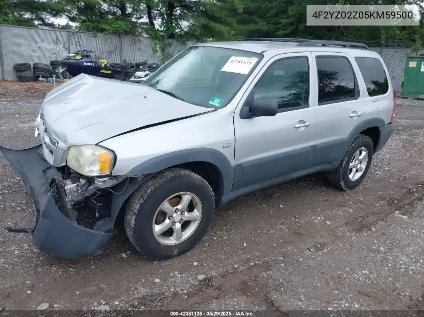 2005 Mazda Tribute I VIN: 4F2YZ02Z05KM59500 Lot: 42381135