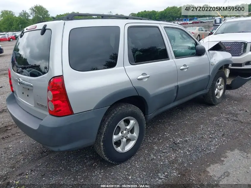 2005 Mazda Tribute I VIN: 4F2YZ02Z05KM59500 Lot: 42381135