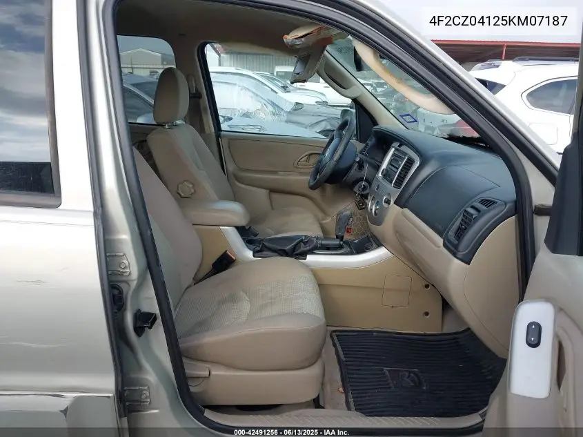 2005 Mazda Tribute S VIN: 4F2CZ04125KM07187 Lot: 42491256