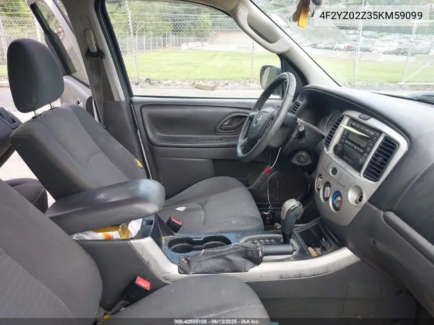 2005 Mazda Tribute I VIN: 4F2YZ02Z35KM59099 Lot: 42505108
