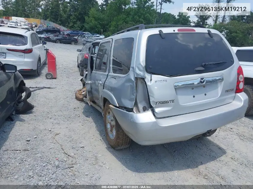 2005 Mazda Tribute S VIN: 4F2YZ96135KM19212 Lot: 42656677