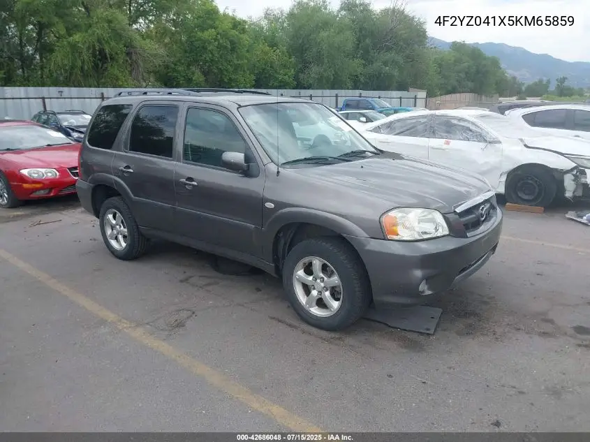2005 Mazda Tribute S VIN: 4F2YZ041X5KM65859 Lot: 42686048