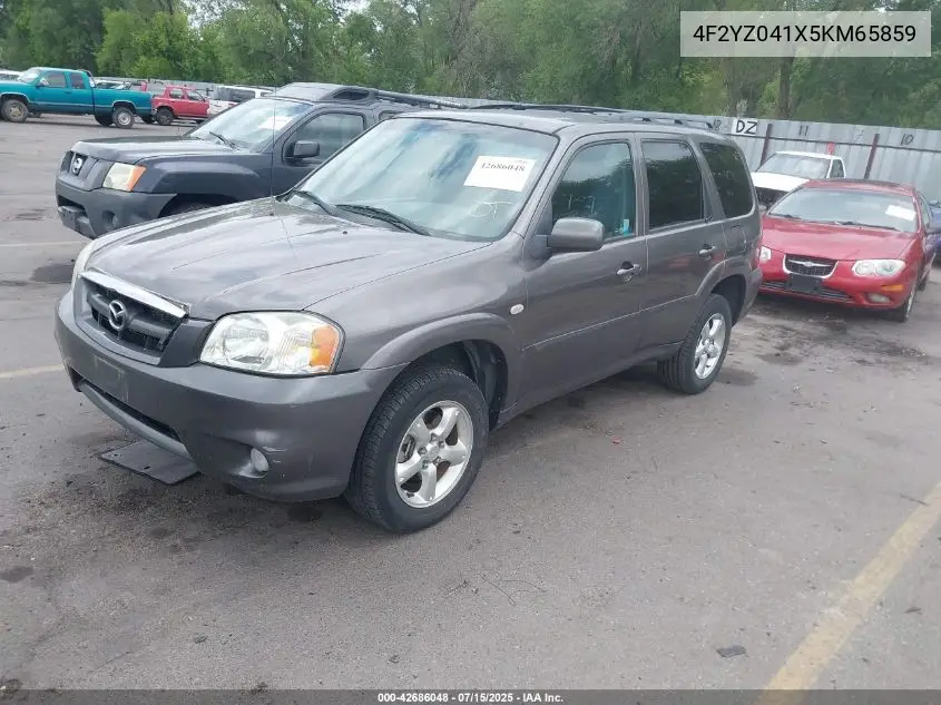 2005 Mazda Tribute S VIN: 4F2YZ041X5KM65859 Lot: 42686048
