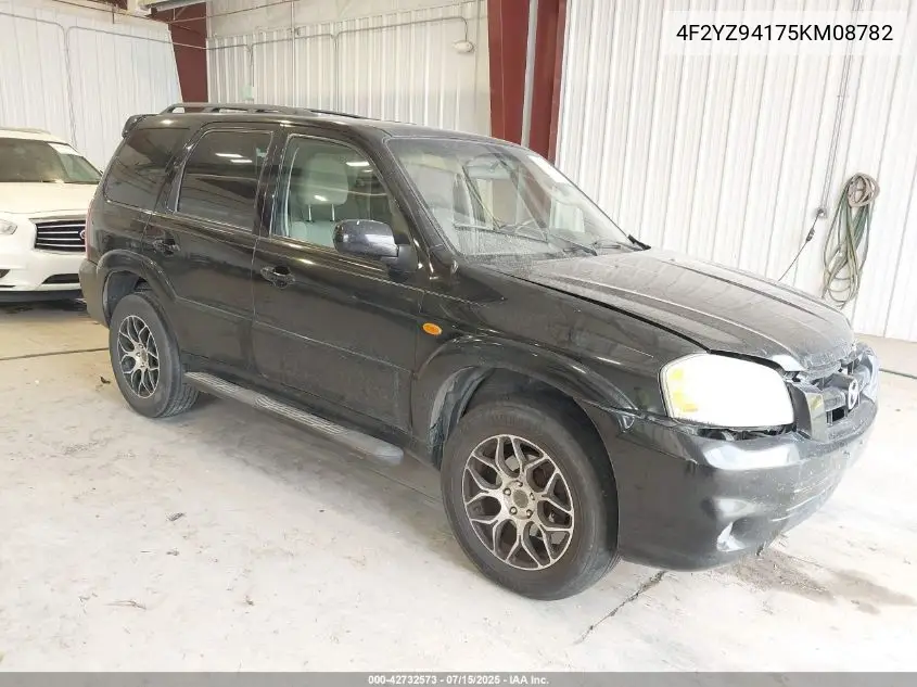 2005 Mazda Tribute S VIN: 4F2YZ94175KM08782 Lot: 42732573