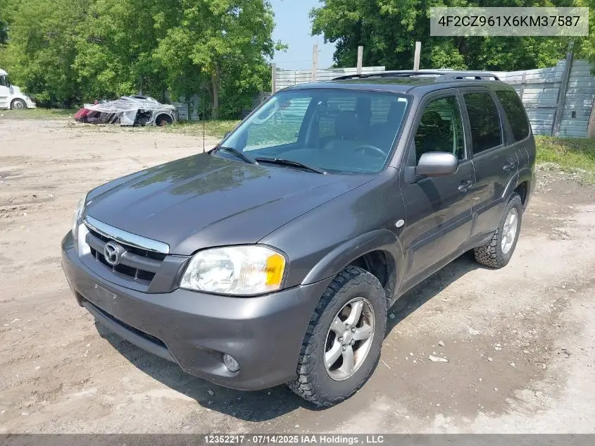 2006 Mazda Tribute VIN: 4F2CZ961X6KM37587 Lot: 12352217