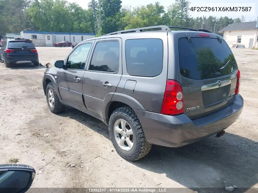2006 Mazda Tribute VIN: 4F2CZ961X6KM37587 Lot: 12352217