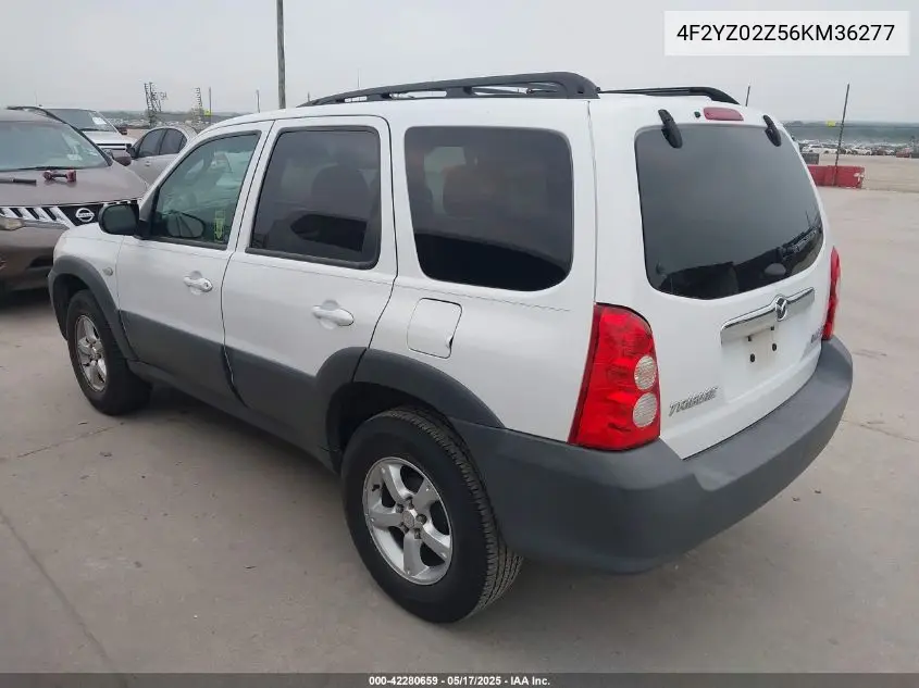 2006 Mazda Tribute I VIN: 4F2YZ02Z56KM36277 Lot: 42280659