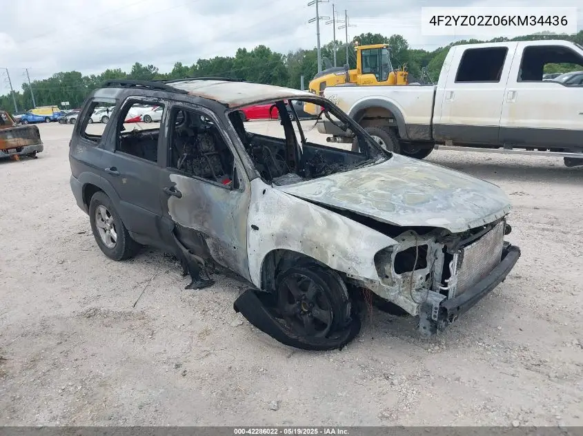 2006 Mazda Tribute I VIN: 4F2YZ02Z06KM34436 Lot: 42286022