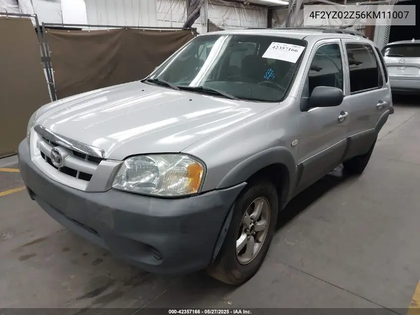 2006 Mazda Tribute I VIN: 4F2YZ02Z56KM11007 Lot: 42357166