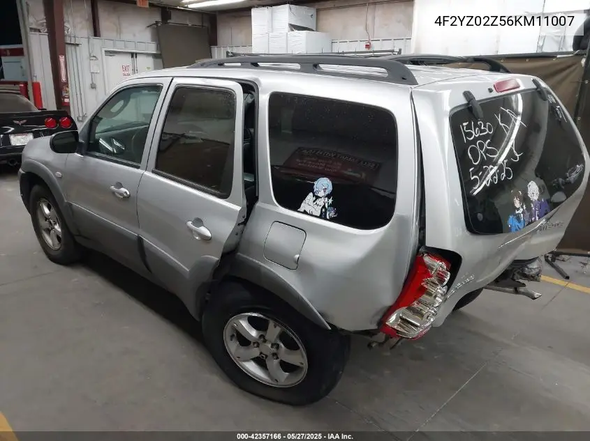 2006 Mazda Tribute I VIN: 4F2YZ02Z56KM11007 Lot: 42357166