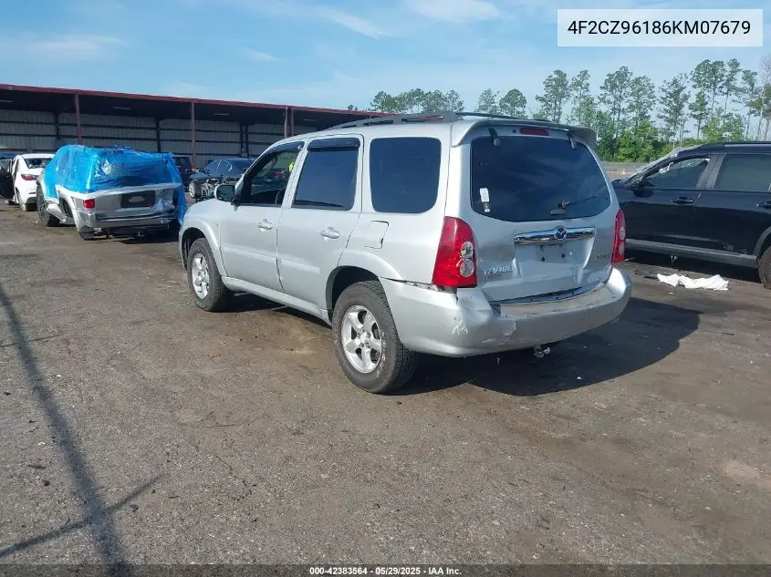 2006 Mazda Tribute S VIN: 4F2CZ96186KM07679 Lot: 42383564