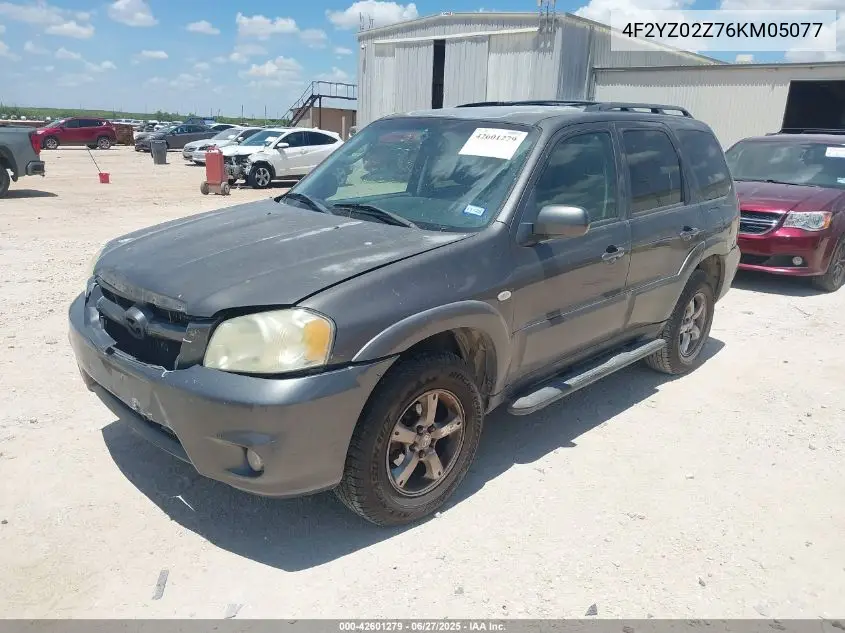2006 Mazda Tribute I VIN: 4F2YZ02Z76KM05077 Lot: 42601279