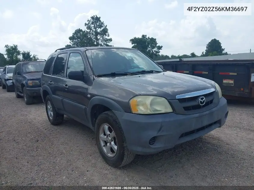 2006 Mazda Tribute I VIN: 4F2YZ02Z56KM36697 Lot: 42631686