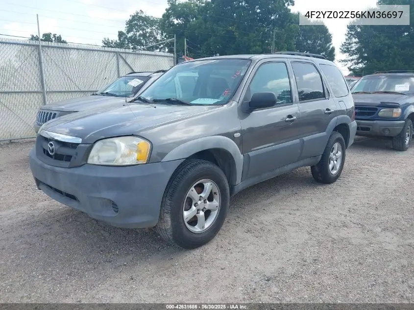 2006 Mazda Tribute I VIN: 4F2YZ02Z56KM36697 Lot: 42631686