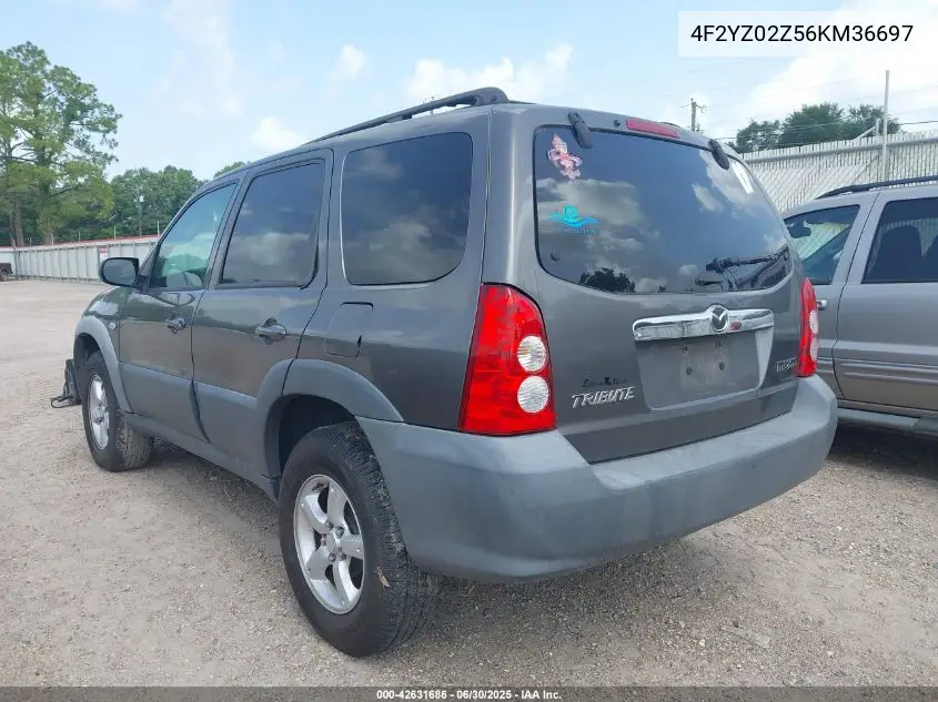 2006 Mazda Tribute I VIN: 4F2YZ02Z56KM36697 Lot: 42631686