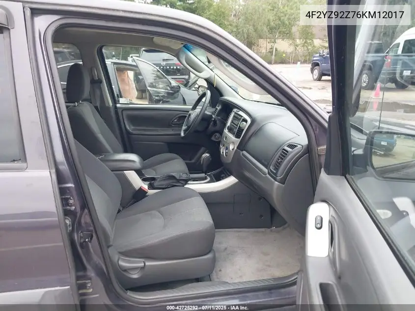 2006 Mazda Tribute I VIN: 4F2YZ92Z76KM12017 Lot: 42725292
