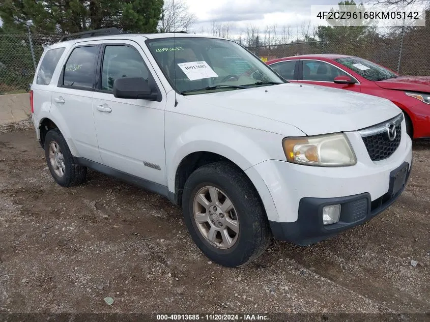 2008 Mazda Tribute S Grand Touring VIN: 4F2CZ96168KM05142 Lot: 40913685