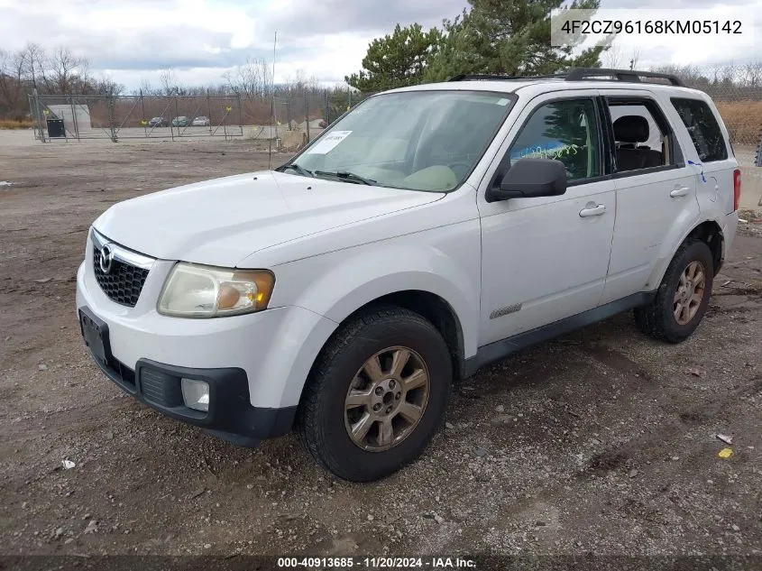 2008 Mazda Tribute S Grand Touring VIN: 4F2CZ96168KM05142 Lot: 40913685