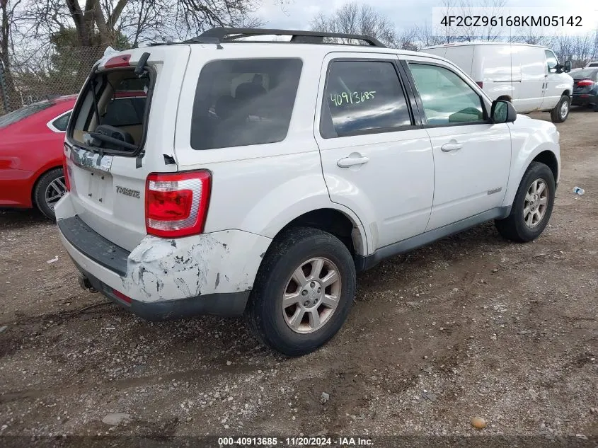 2008 Mazda Tribute S Grand Touring VIN: 4F2CZ96168KM05142 Lot: 40913685
