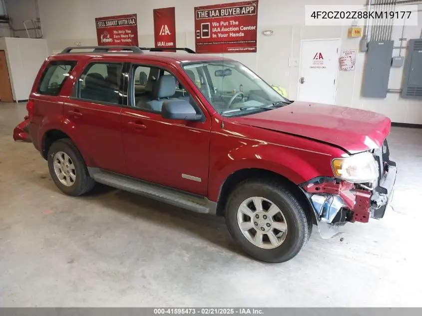 2008 Mazda Tribute I Sport VIN: 4F2CZ02Z88KM19177 Lot: 41595473