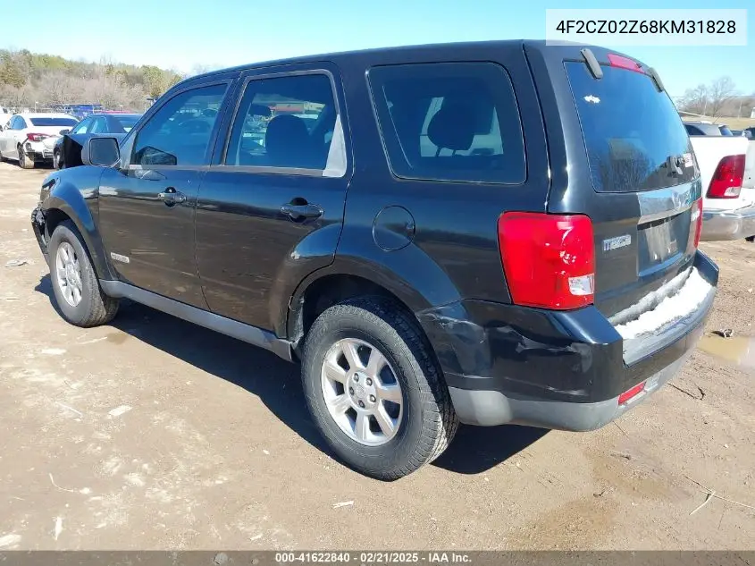 2008 Mazda Tribute I Sport VIN: 4F2CZ02Z68KM31828 Lot: 41622840
