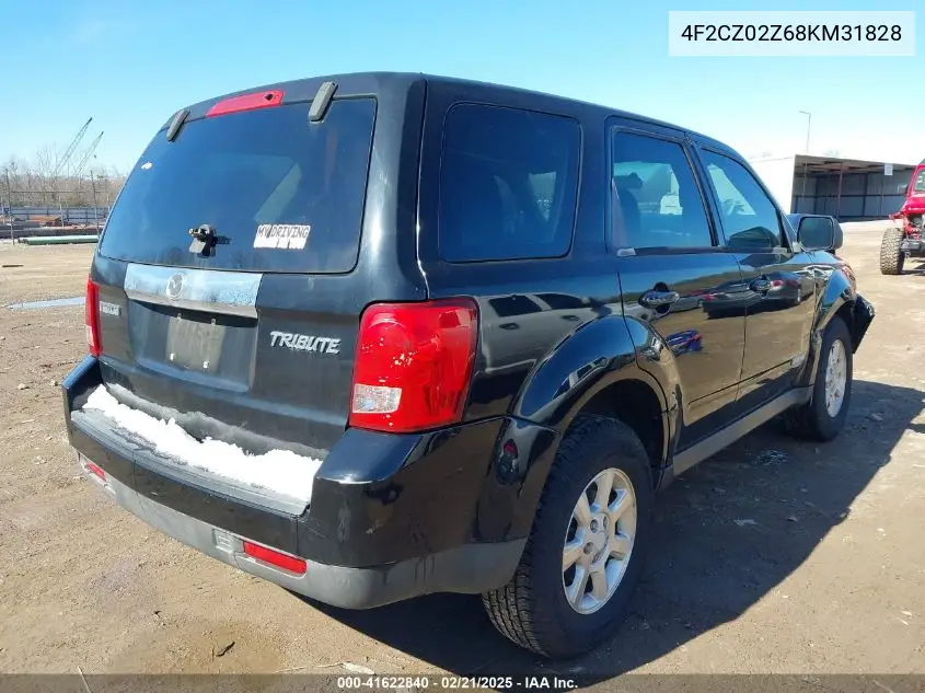 2008 Mazda Tribute I Sport VIN: 4F2CZ02Z68KM31828 Lot: 41622840