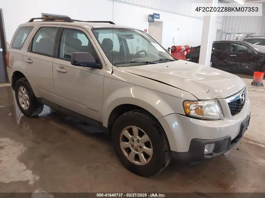 2008 Mazda Tribute I Sport VIN: 4F2CZ02Z88KM07353 Lot: 41640737