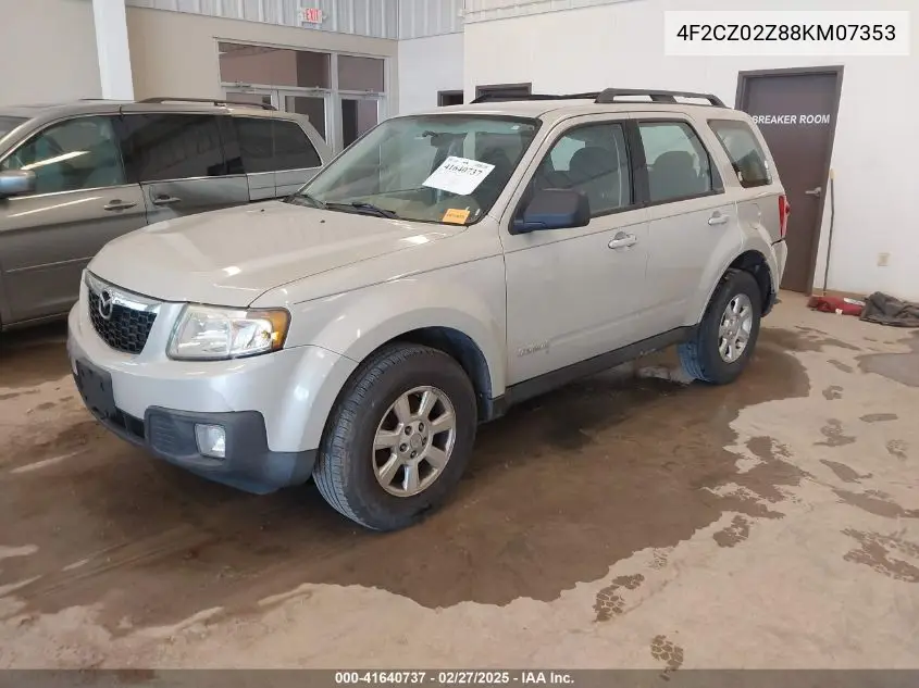 2008 Mazda Tribute I Sport VIN: 4F2CZ02Z88KM07353 Lot: 41640737