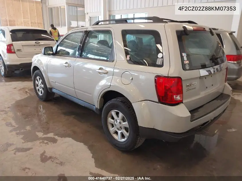 2008 Mazda Tribute I Sport VIN: 4F2CZ02Z88KM07353 Lot: 41640737