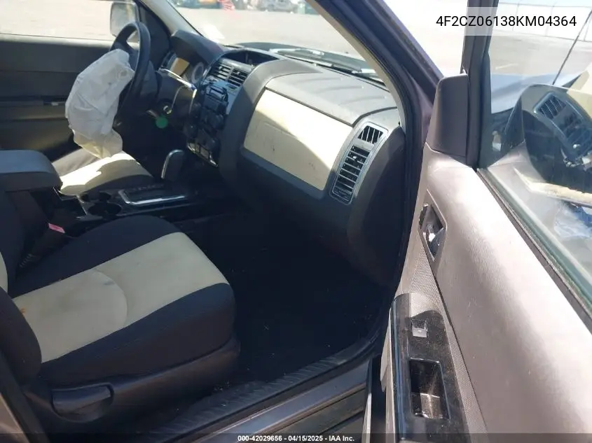 2008 Mazda Tribute S Touring VIN: 4F2CZ06138KM04364 Lot: 42029656