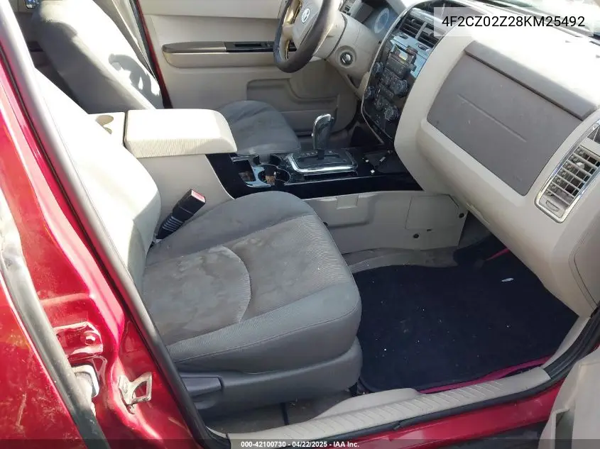 2008 Mazda Tribute I Sport VIN: 4F2CZ02Z28KM25492 Lot: 42100730