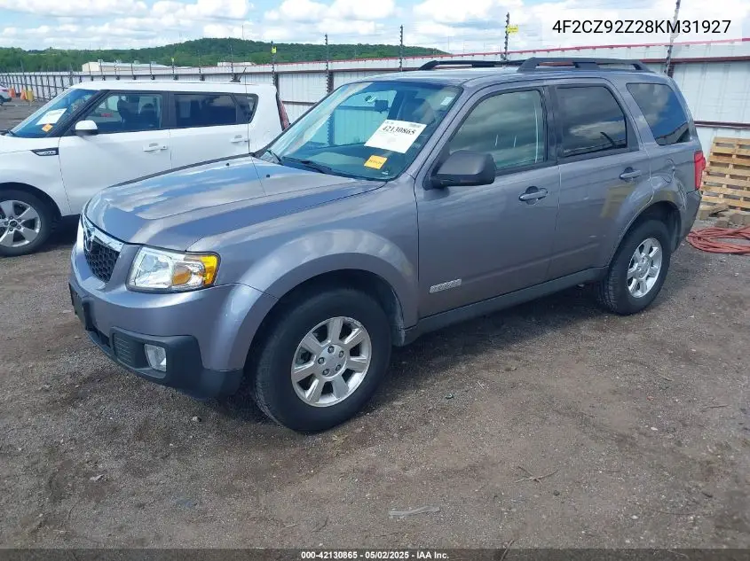2008 Mazda Tribute I Touring VIN: 4F2CZ92Z28KM31927 Lot: 42130865