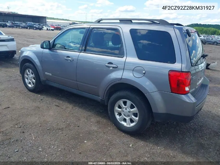 2008 Mazda Tribute I Touring VIN: 4F2CZ92Z28KM31927 Lot: 42130865