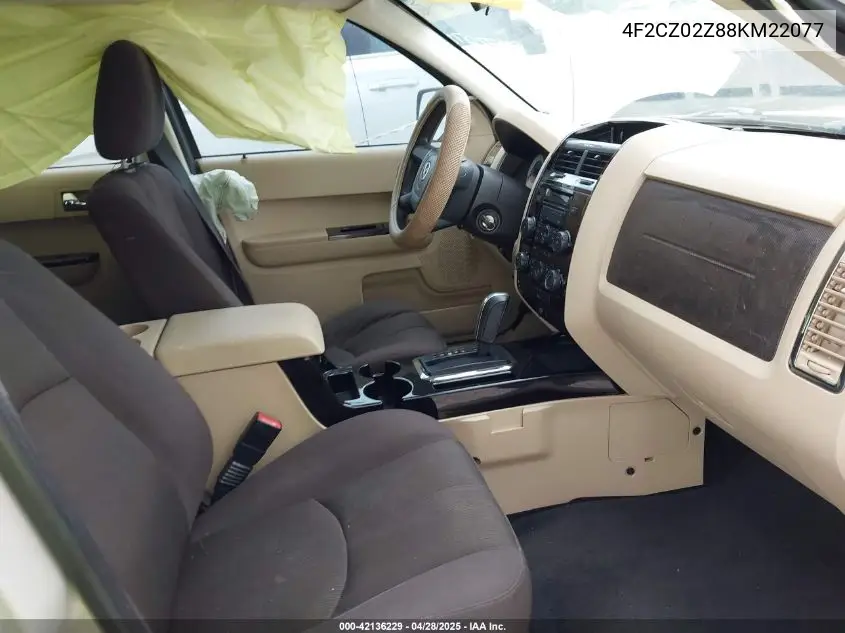 2008 Mazda Tribute I Sport VIN: 4F2CZ02Z88KM22077 Lot: 42136229