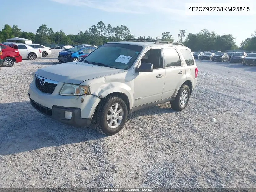 2008 Mazda Tribute I Sport VIN: 4F2CZ92Z38KM25845 Lot: 42286571