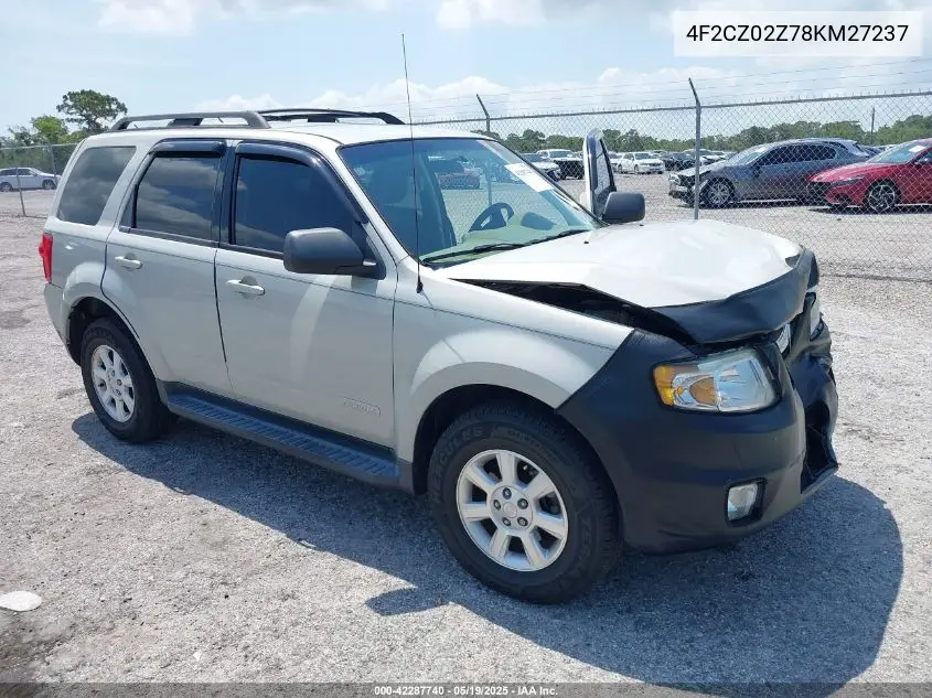 2008 Mazda Tribute I Touring VIN: 4F2CZ02Z78KM27237 Lot: 42287740