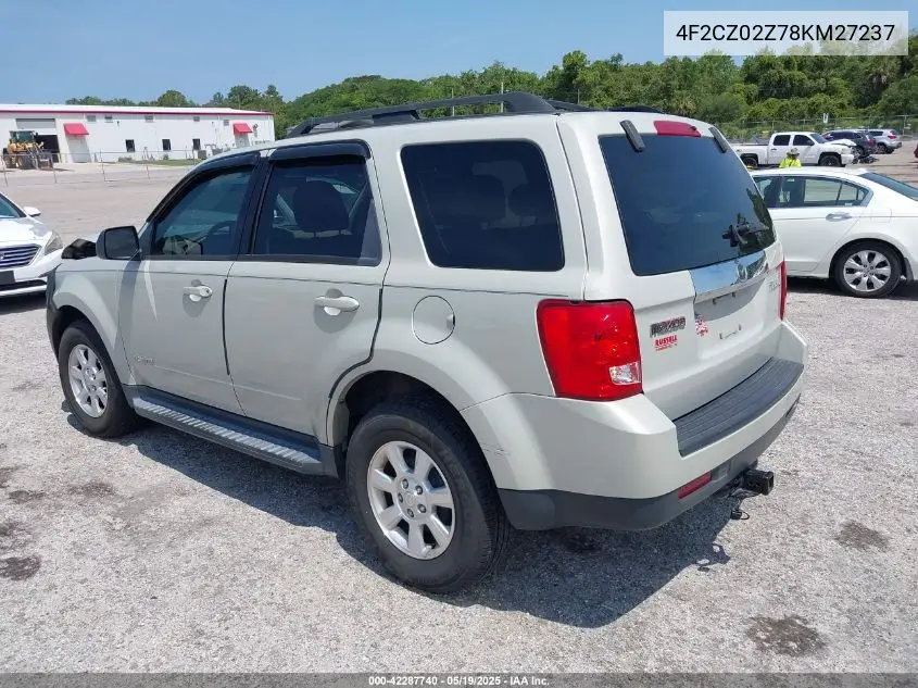2008 Mazda Tribute I Touring VIN: 4F2CZ02Z78KM27237 Lot: 42287740