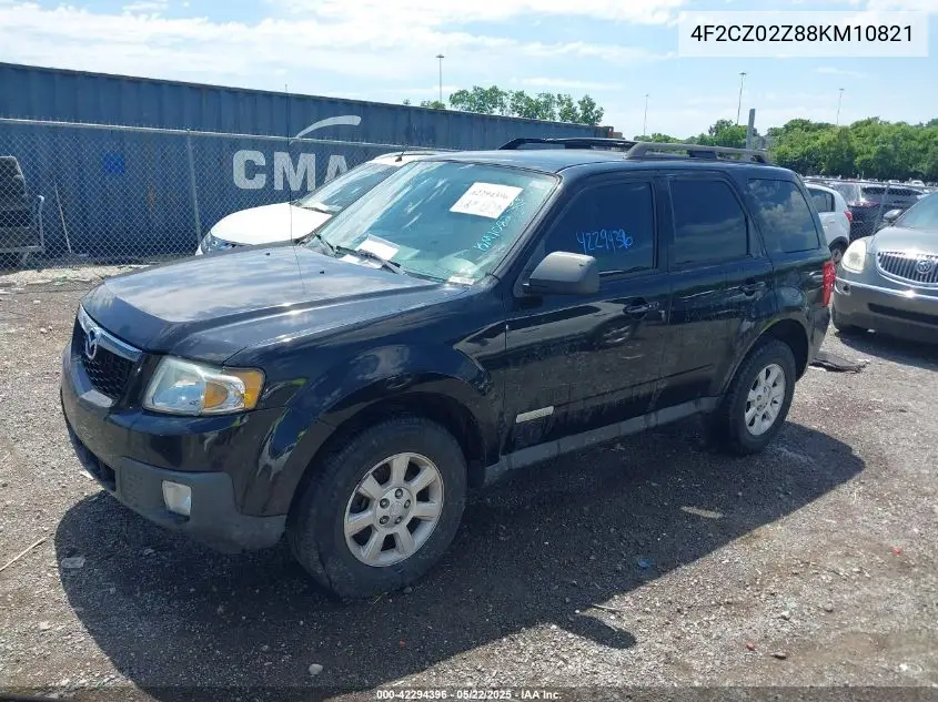 2008 Mazda Tribute I Touring VIN: 4F2CZ02Z88KM10821 Lot: 42294396