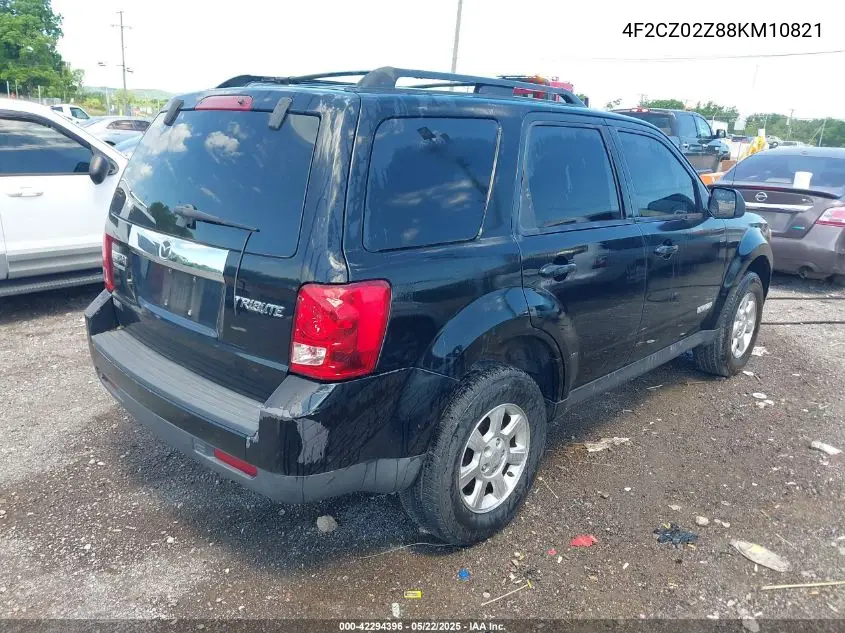 2008 Mazda Tribute I Touring VIN: 4F2CZ02Z88KM10821 Lot: 42294396