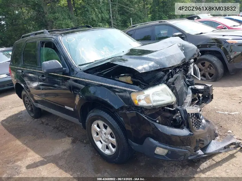2008 Mazda Tribute S Grand Touring VIN: 4F2CZ961X8KM03832 Lot: 42480902