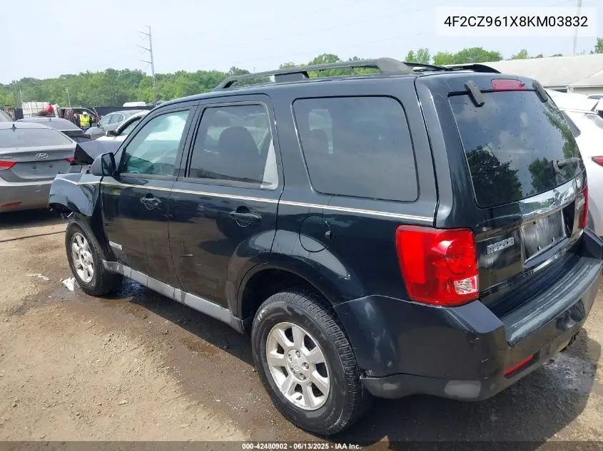 2008 Mazda Tribute S Grand Touring VIN: 4F2CZ961X8KM03832 Lot: 42480902